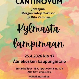 25.4. Kylmästä Lämpimään – Äänekosken kevätkonsertti Kosken laulun kanssa